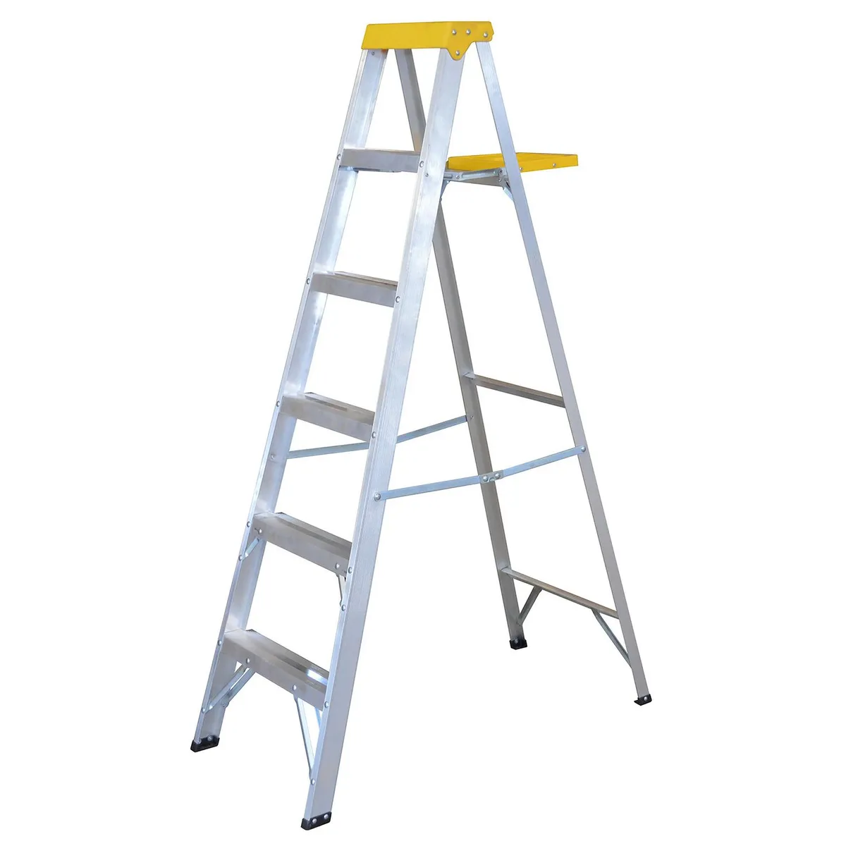 Surtek - Escalera de tijera aluminio de 5 peldaños
