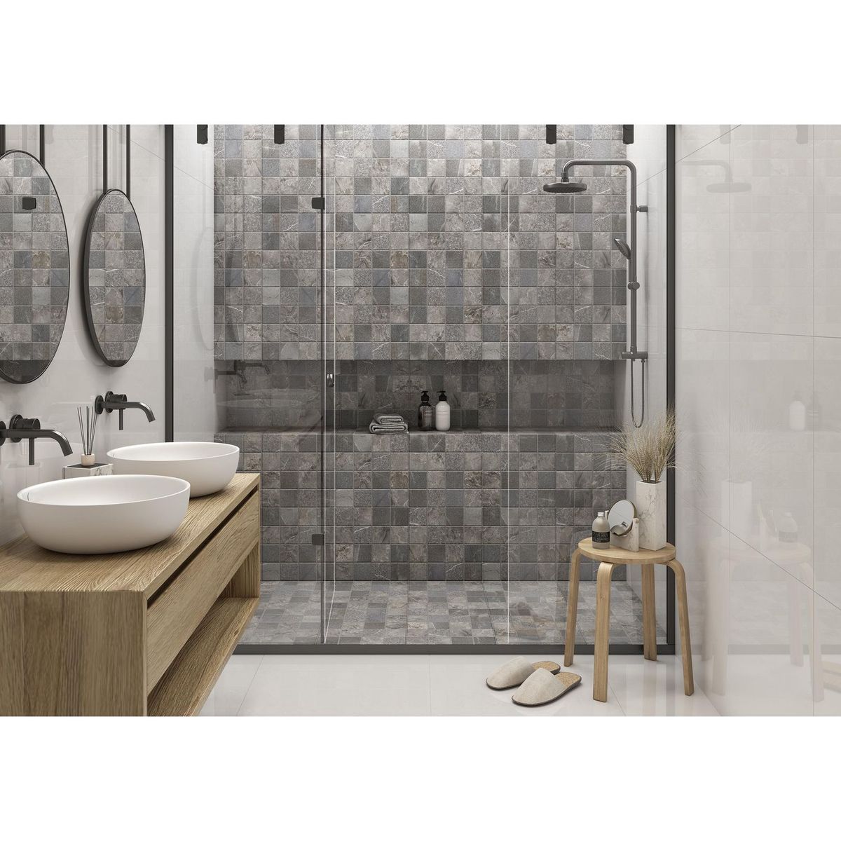 Porcelanite - Piso Cerámico 33X33 cm Jasper Gris 1.76 m2