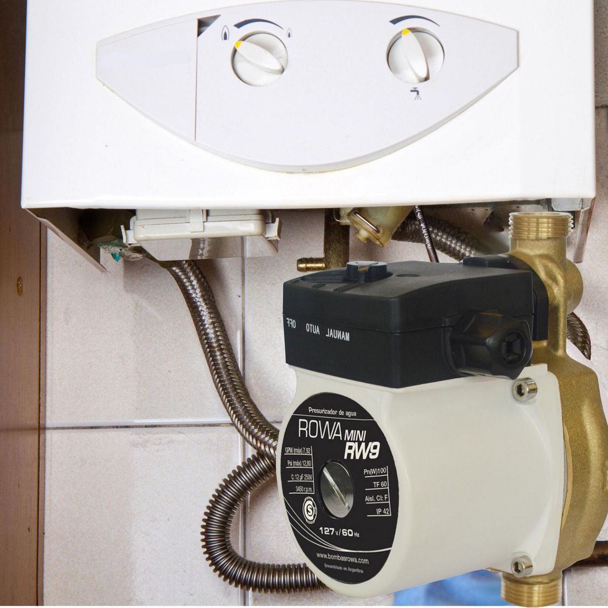 Rowa - Bomba Presurizadora Eléctrica .13 HP 1800 l/h