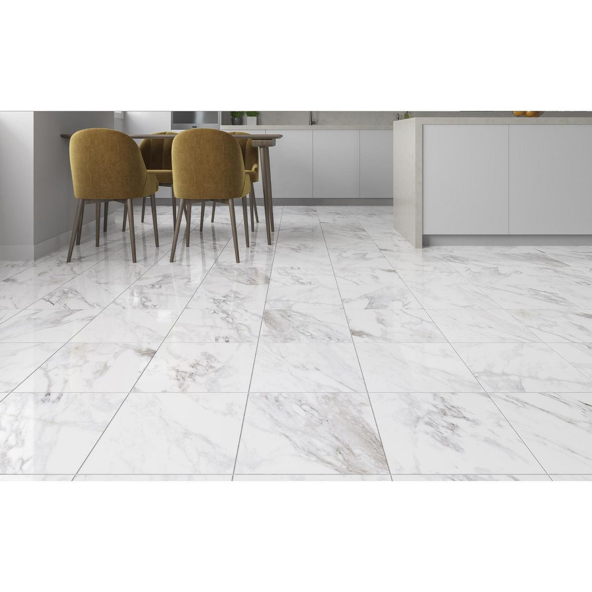 Mohawk - Piso Antartic Blanco 37X37 cm 2.11 M2