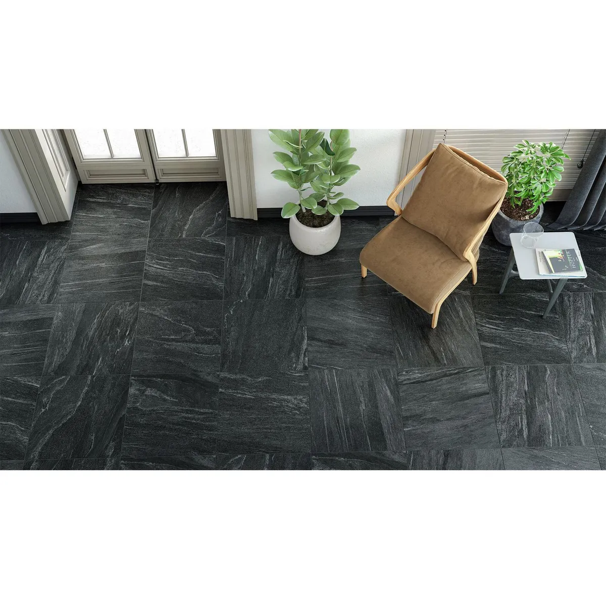 Mohawk - Piso Henry Black 60.5X60.5 cm 1.82 m2