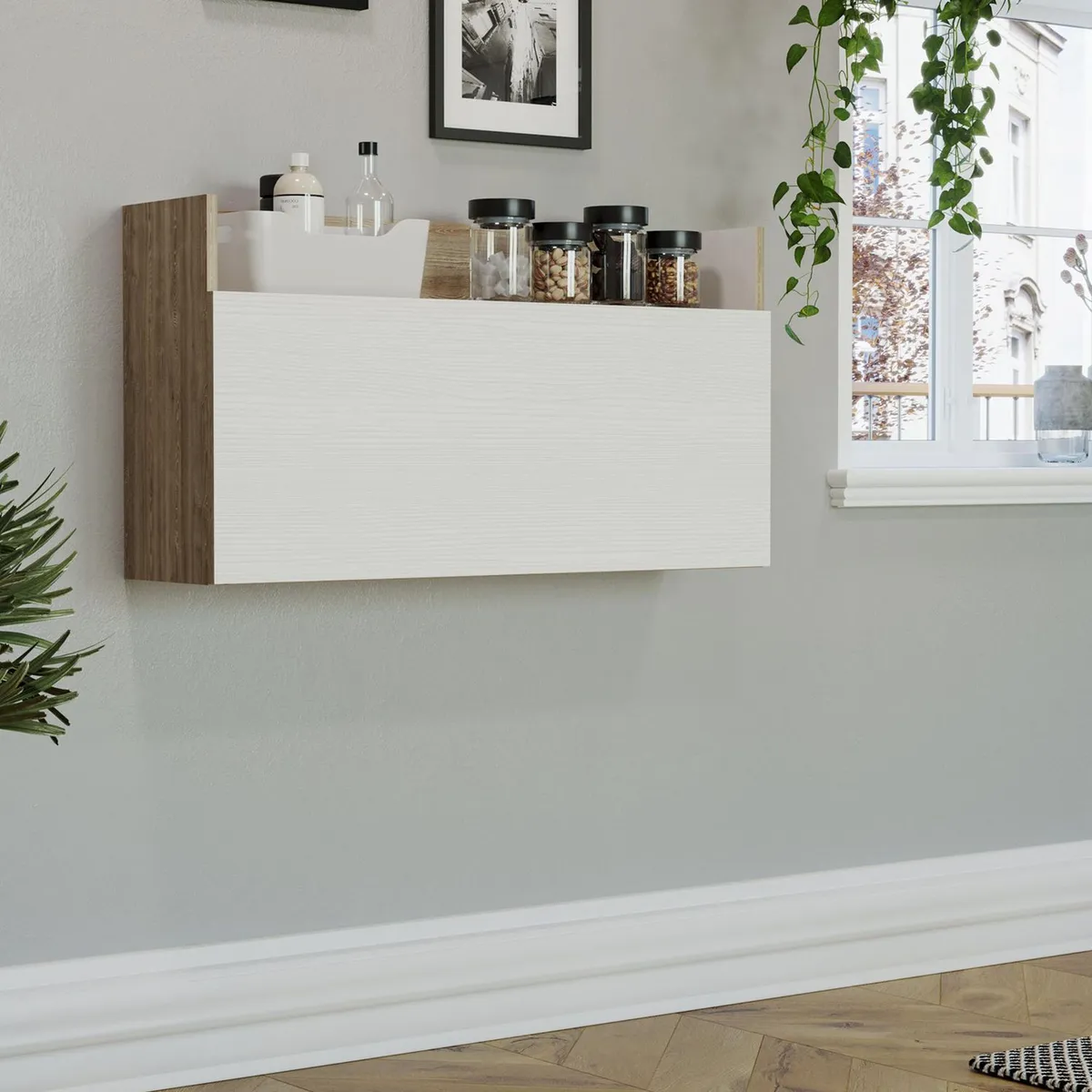 Maderkit - Alacena de Cocina Brilo 90x48 cm