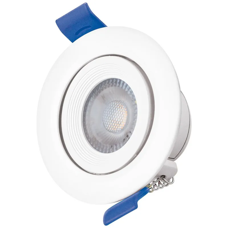 Aksi - Luminario Redondo 5W, Luz Blanca, Empotrable