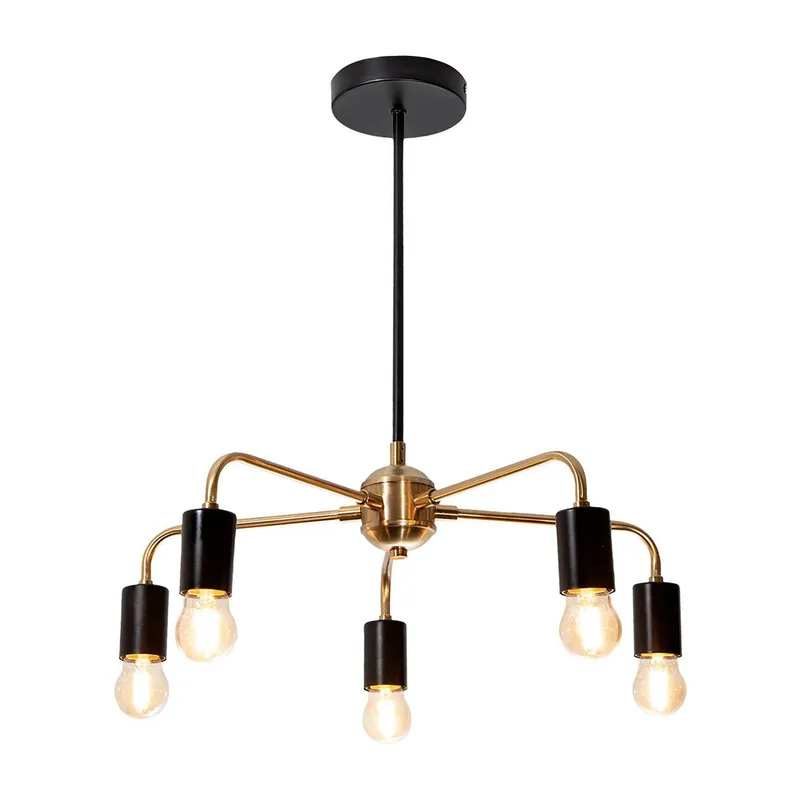 Designers - Lámpara de Techo Ámbar 5 Luces E27