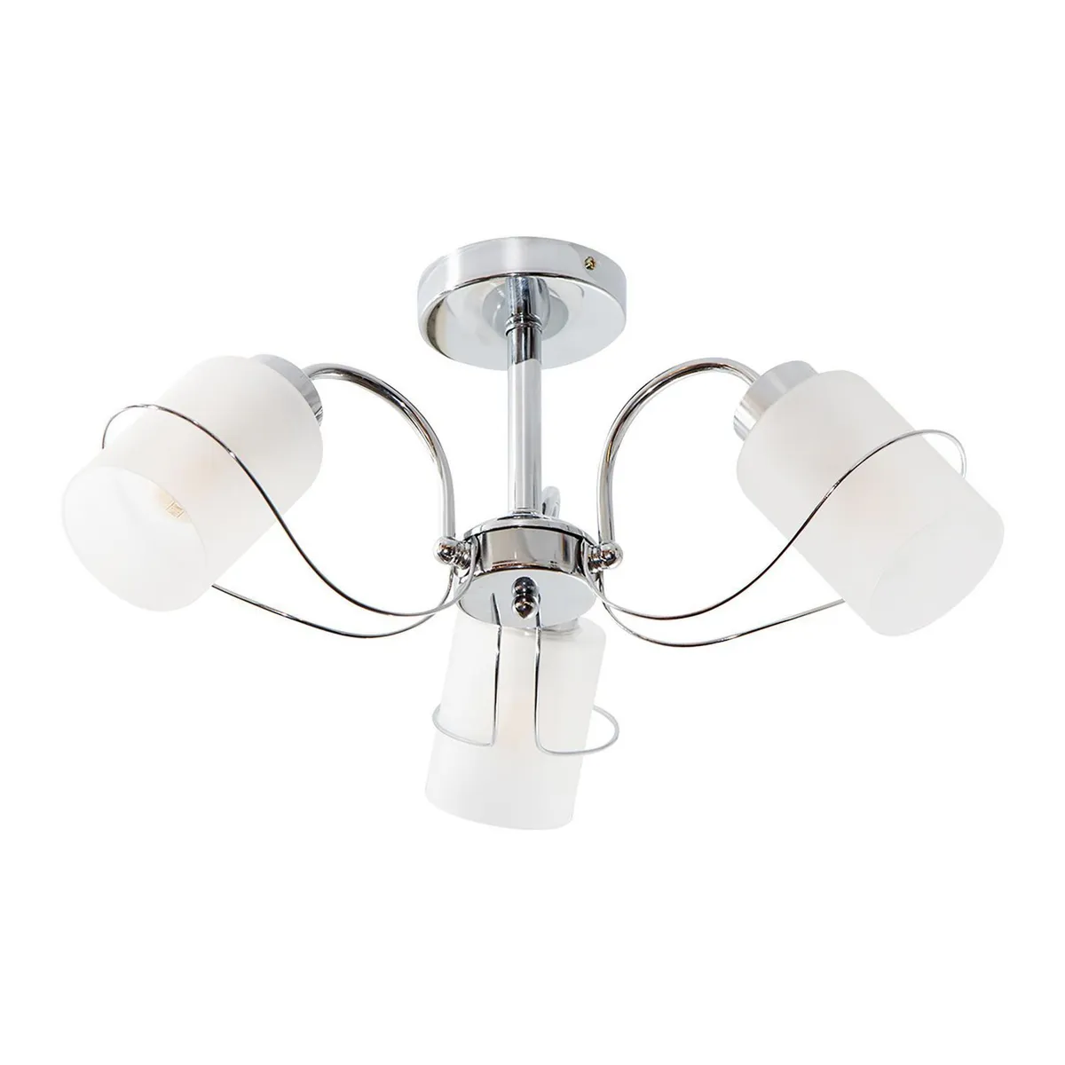 Lámpara de Techo Sira Cromo 3 Luces E27, marca Ikelite Design - Foto Principal