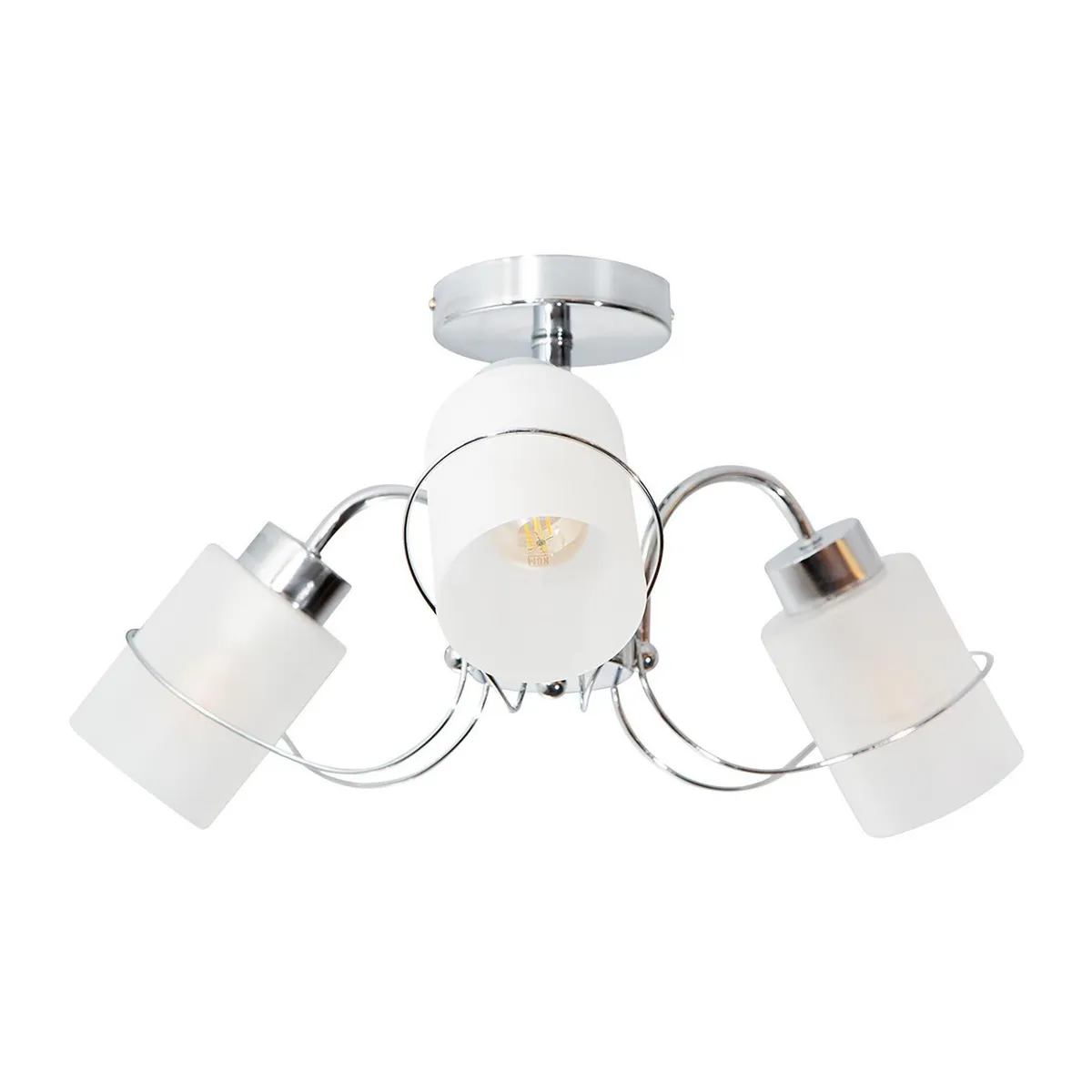 Lámpara de Techo Sira Cromo 3 Luces E27, marca Ikelite Design - Foto 2