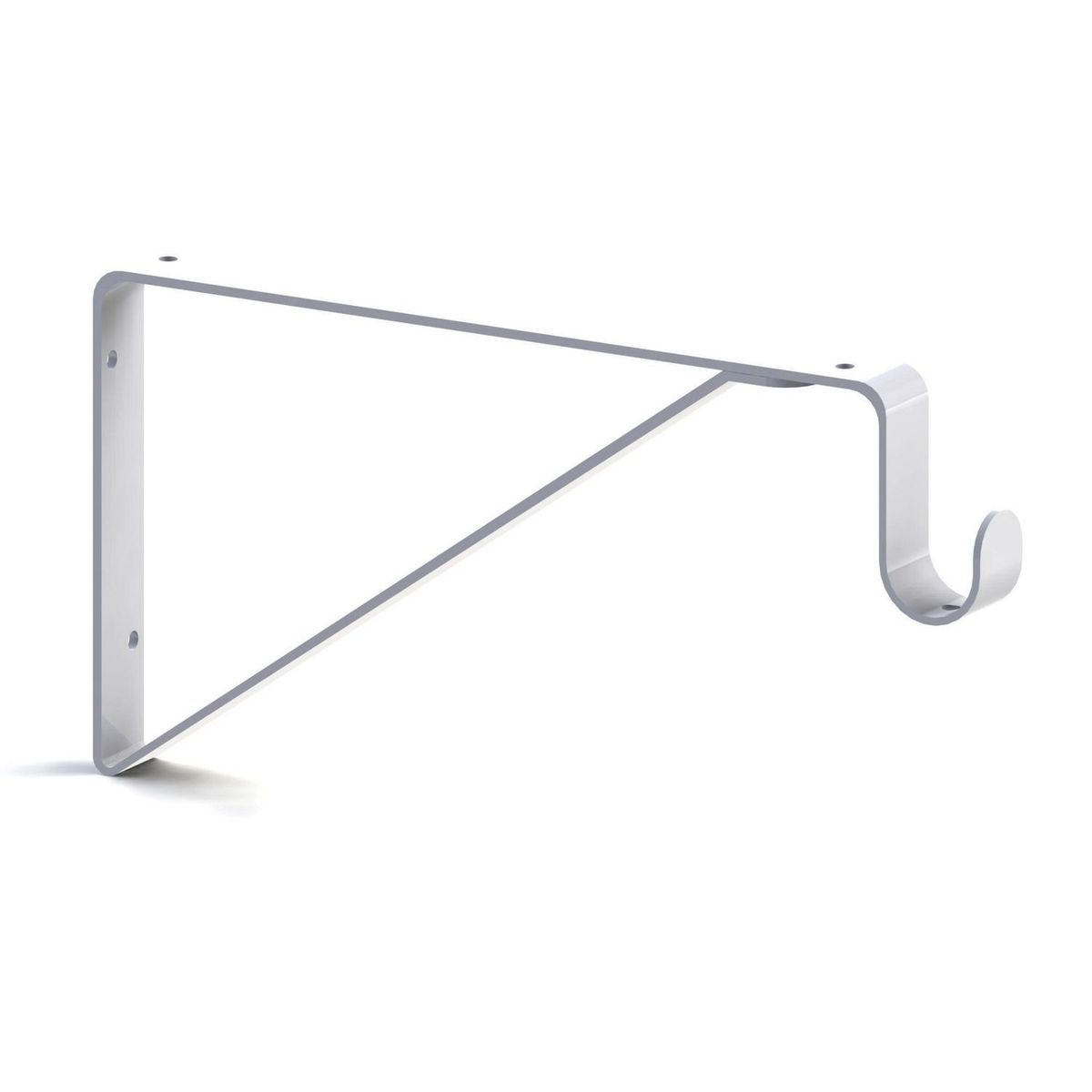 Brico - Ménsula Clóset 28 x 33 cm blanco