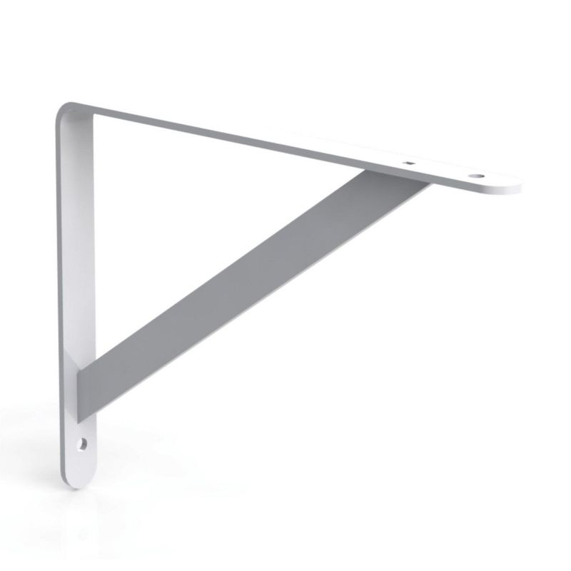 Brico - Ménsula Recta 21 x 25 cm blanco