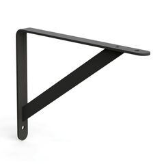 Ménsula Recta 21 x 25 cm negro