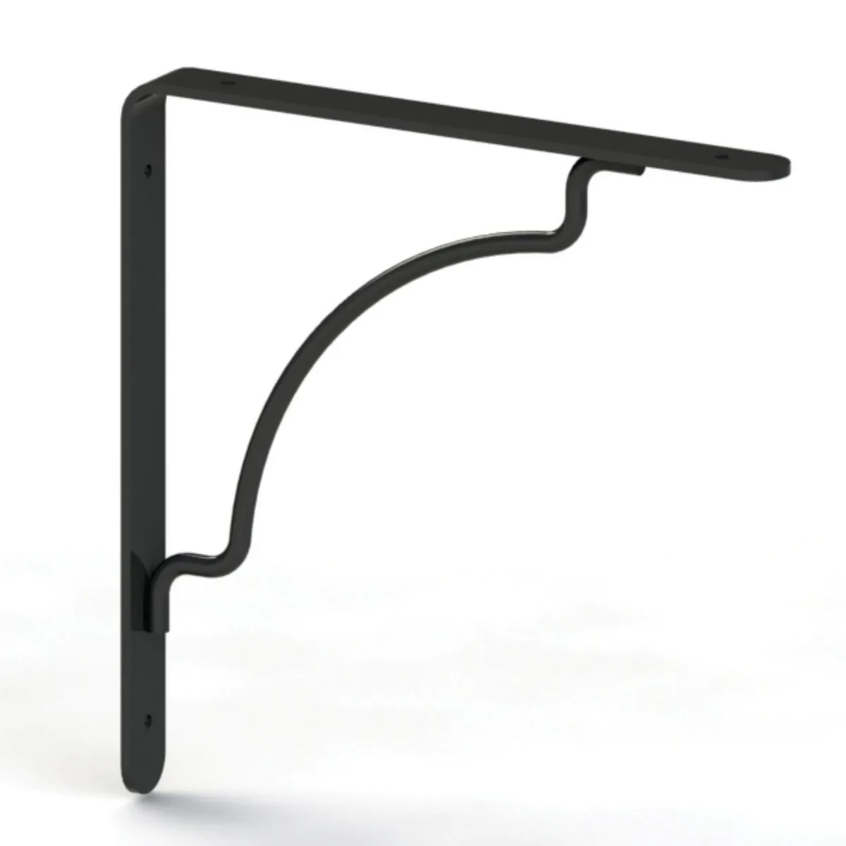 Brico - Ménsula Arco 24 x 24 cm negro