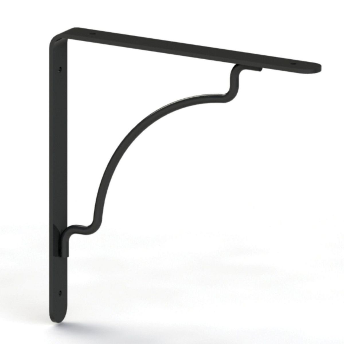 Brico - Ménsula Arco 24 x 24 cm negro