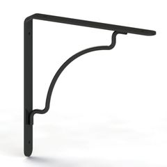 Ménsula Arco 24 x 24 cm negro