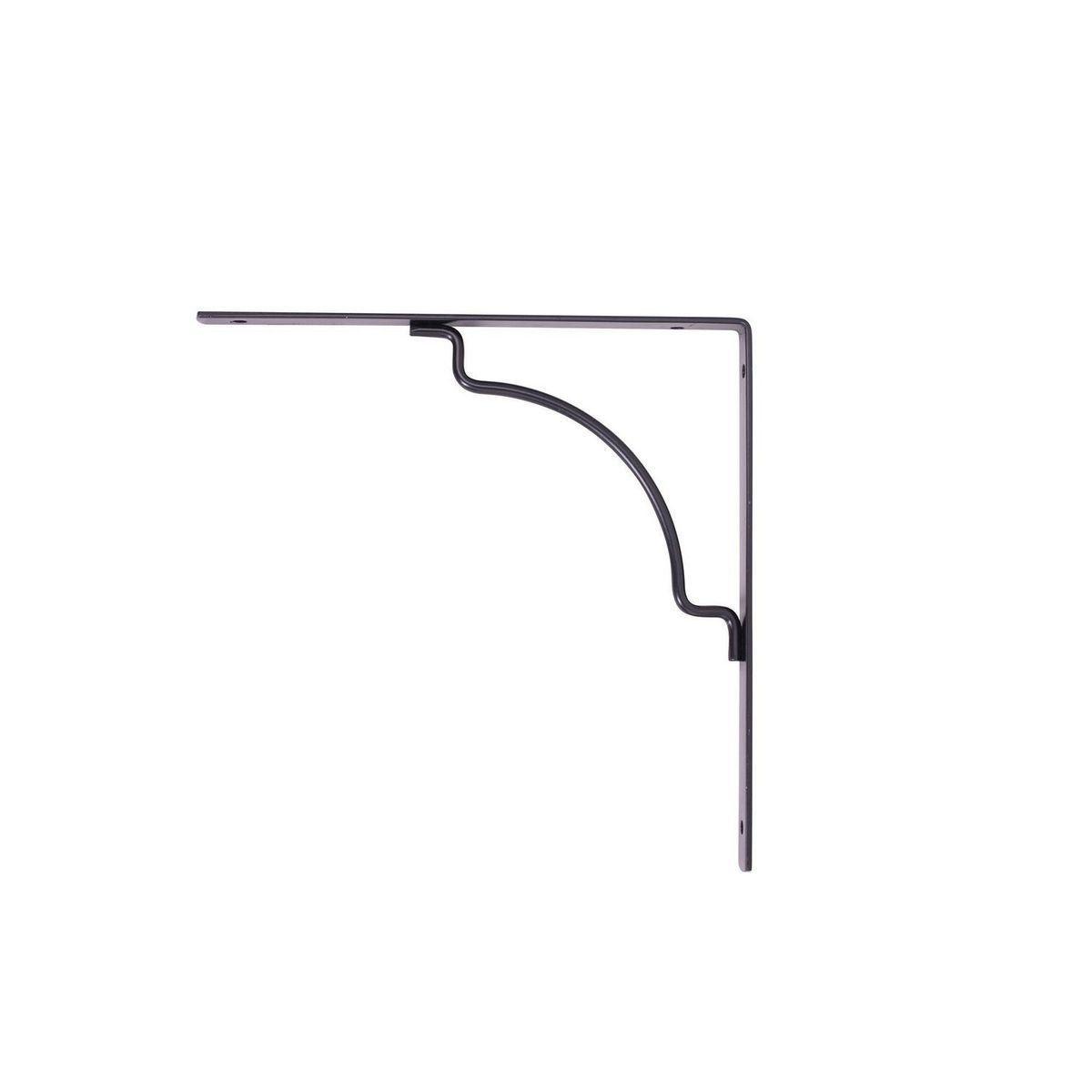 Brico - Ménsula Arco 24 x 24 cm negro