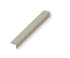 Remate escal "L" 25x21mm pvc gris 1m