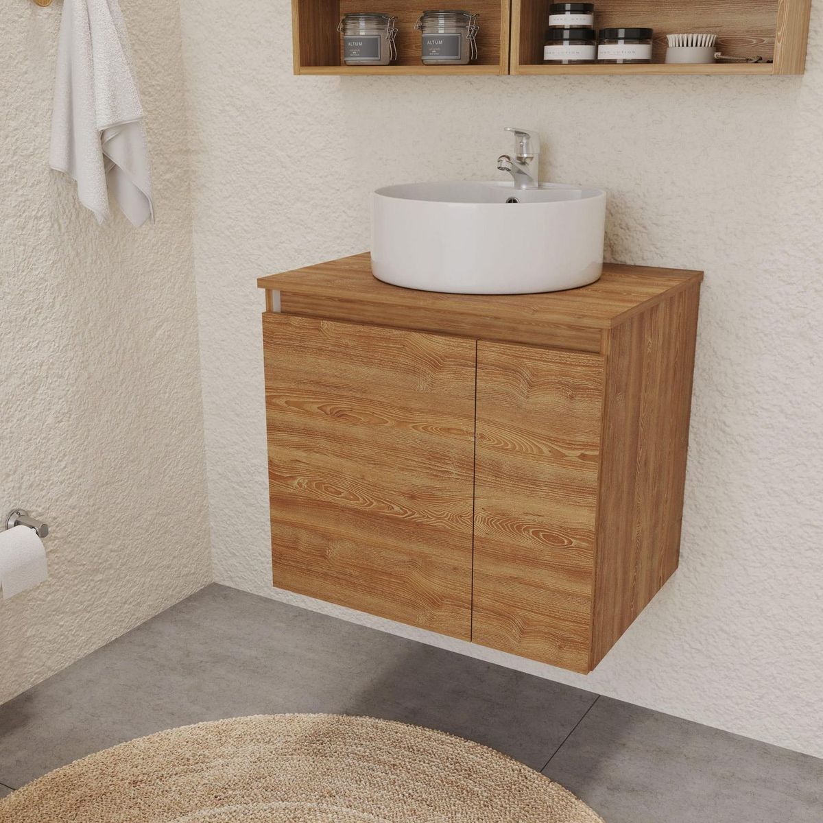 Mueble de Baño Guali de 60 cm, marca Maderkit - Foto Principal