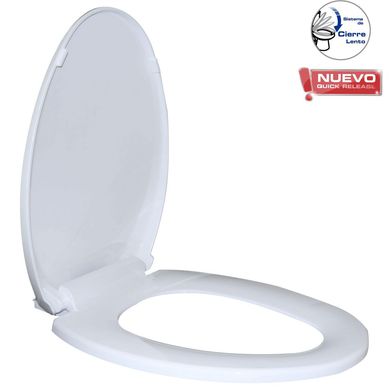 Asiento Ba�o Alargado Slow Quickrelease