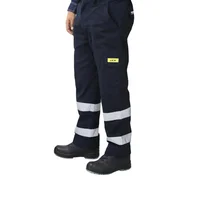 Pantalón Tipo Cargo Azul Talla 32