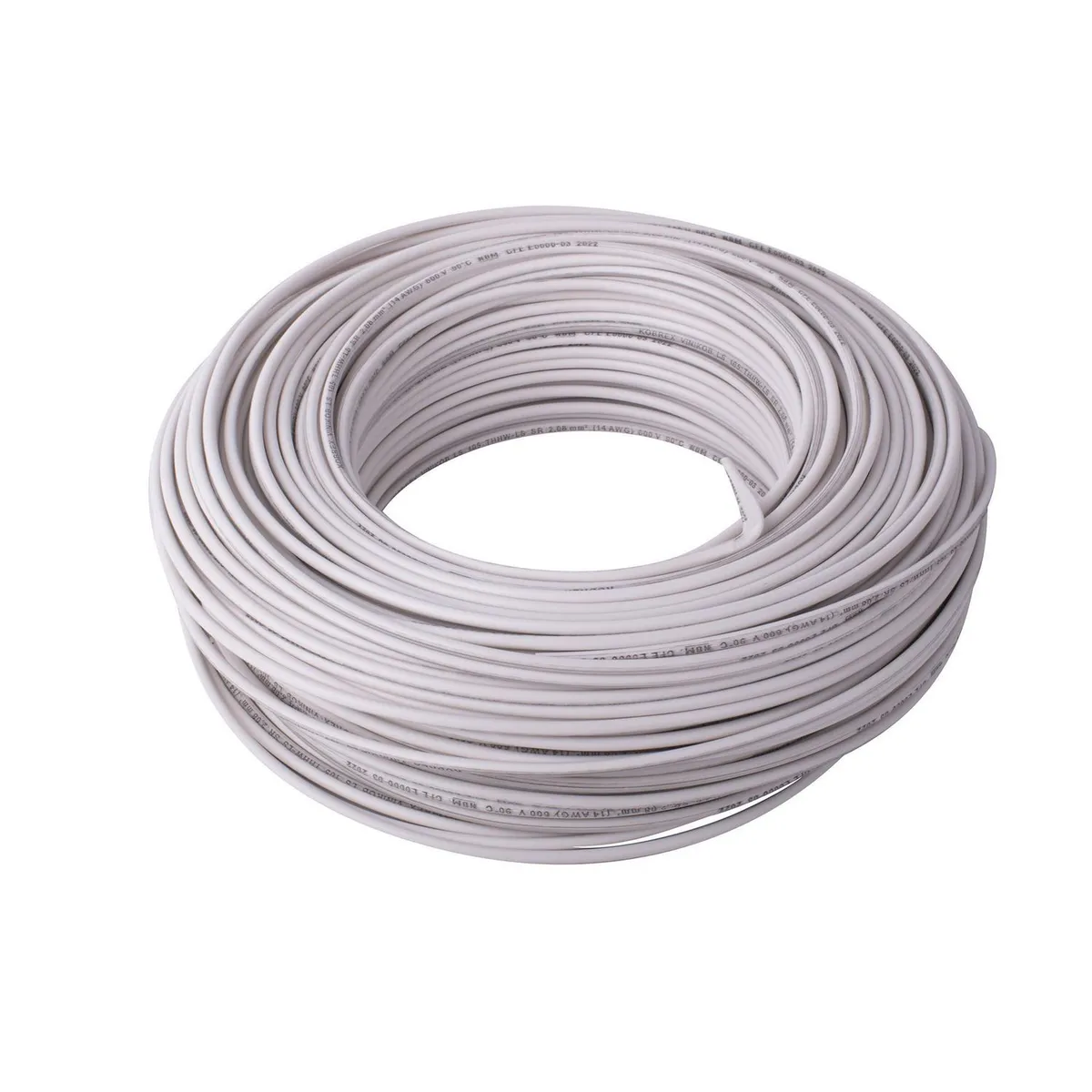 Cable thhw-ls blanco #14 100m kobrex, marca Kobrex - Foto Principal