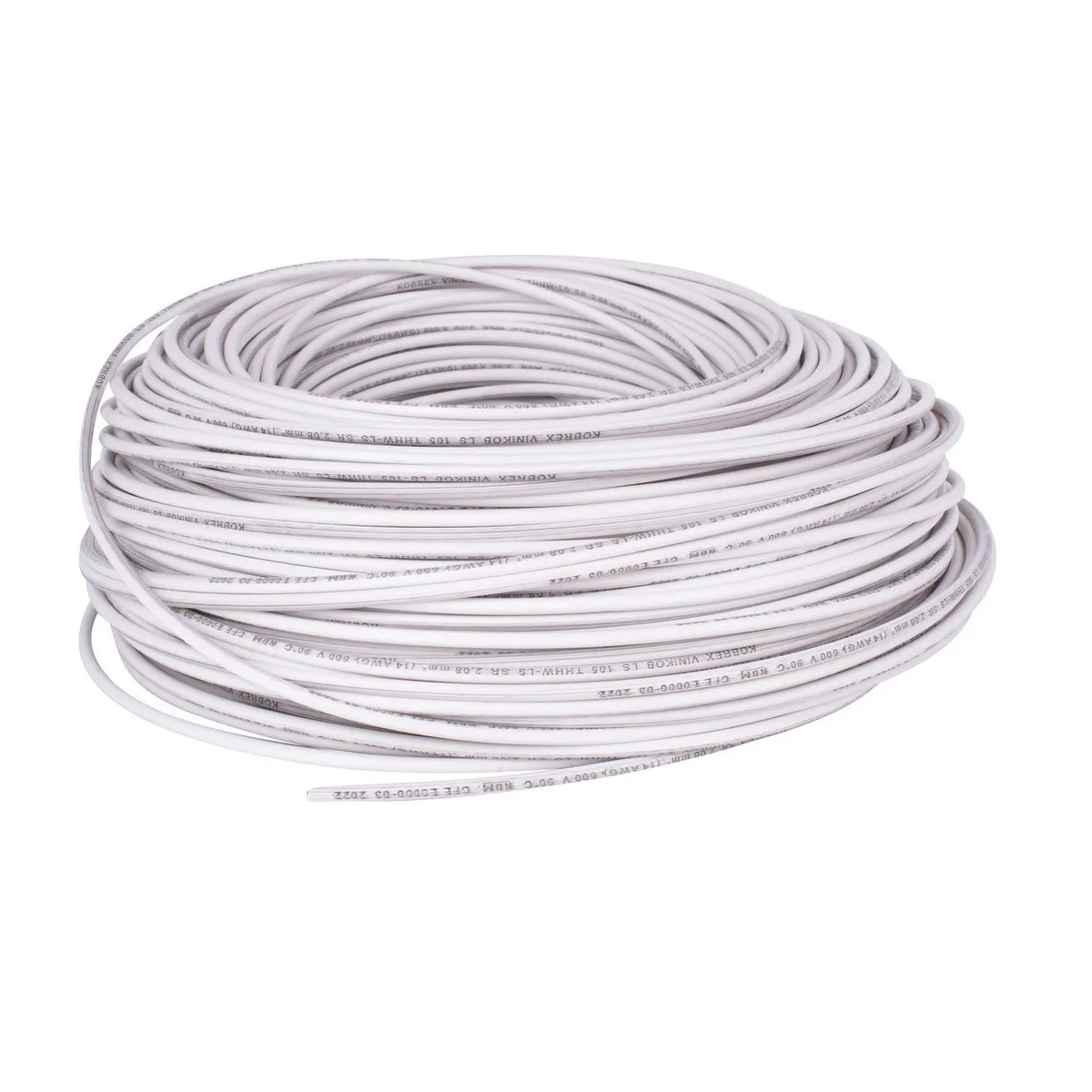 Cable thhw-ls blanco #14 100m kobrex, marca Kobrex - Foto 2