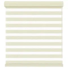 Persiana enrollable twin dimout crema 1.55mx1.60m