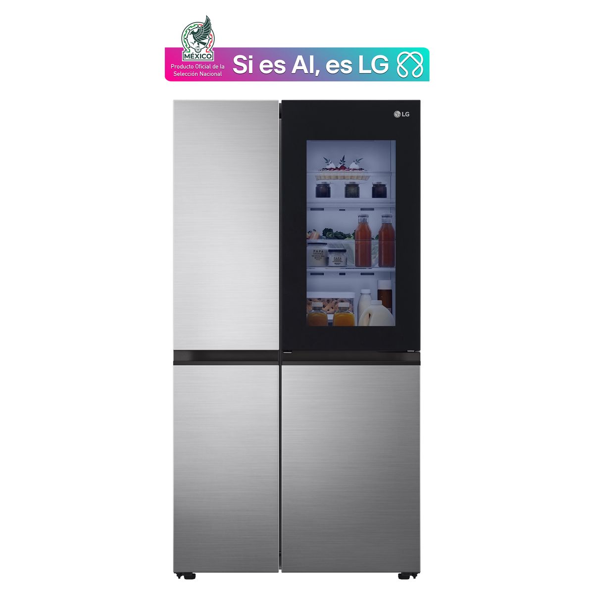 Refrigerador Lg 28 pies3 Side by Side Gris Vs27Bxqp, marca Lg - Foto 2