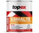 Esmalte Topex Secado Rapido Negro Mate 4 Litros