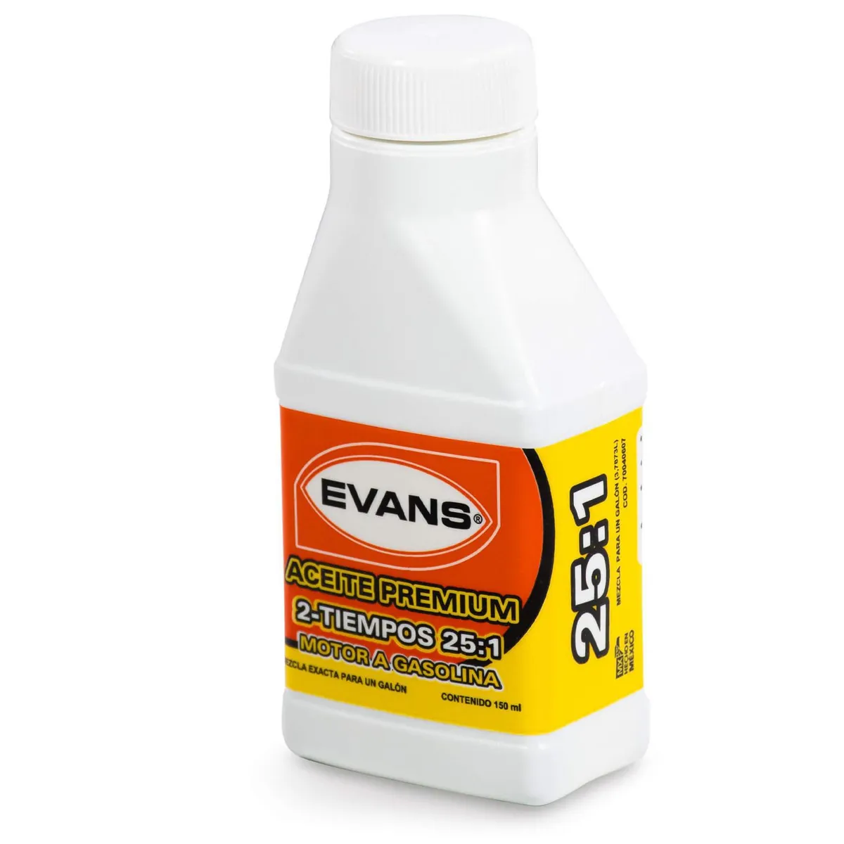 Aceite para mezcla 25:1, marca Evans - Foto Principal