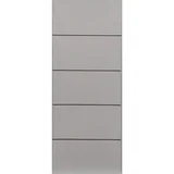 Puerta Tambor MDF Blanca 4 Líneas 75 x 213 cm