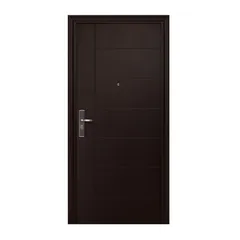 Puerta Seguridad Dublín Chocolate Derecha 95 x 215 cm