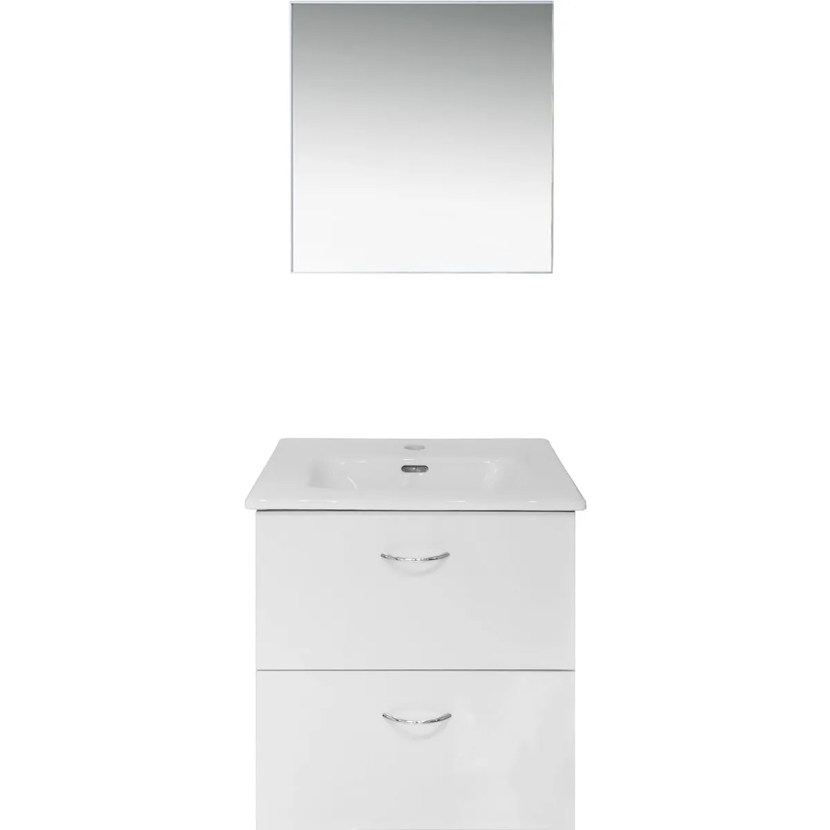 Sensi Dacqua Design - Mueble de Baño QubeAcabado Alto Brillo Blanco