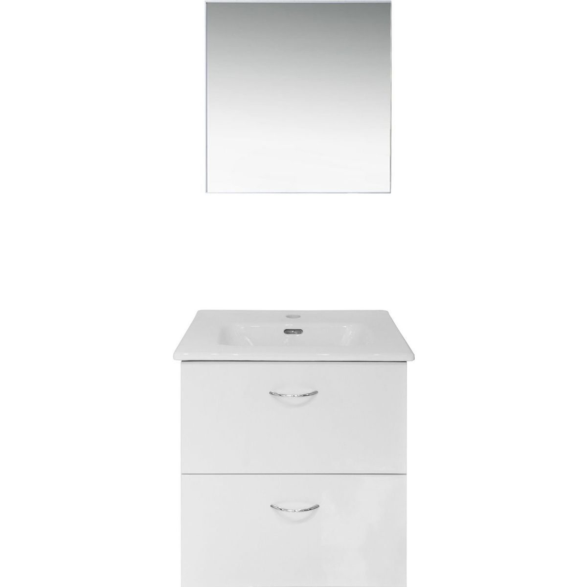 Sensi Dacqua Design - Mueble de Baño QubeAcabado Alto Brillo Blanco