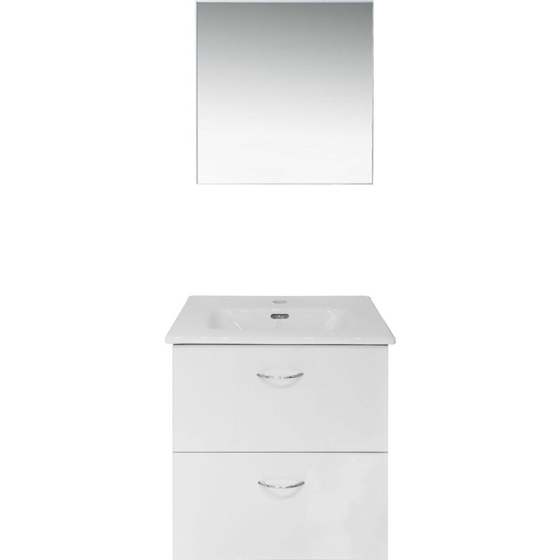Sensi Dacqua Design - Mueble de Baño QubeAcabado Alto Brillo Blanco