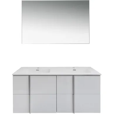 Mueble de Ba�o Onix Acabado en Brillo Blanco