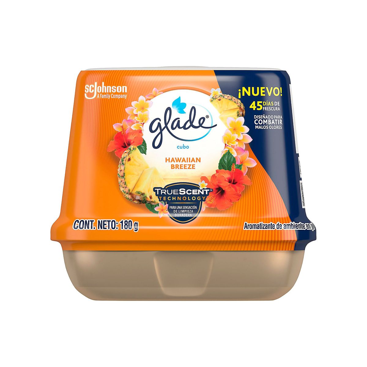 Glade - Aromatizante Cubo Hawaian 180 g Glade