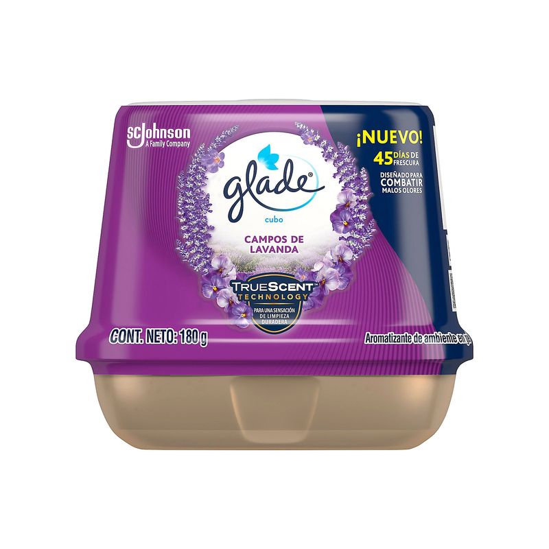 Glade - Aromatizante Cubo Lavanda 180 g Glade