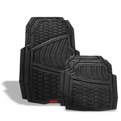 Tapetes para Automovil Premium Negro 4 Piezas