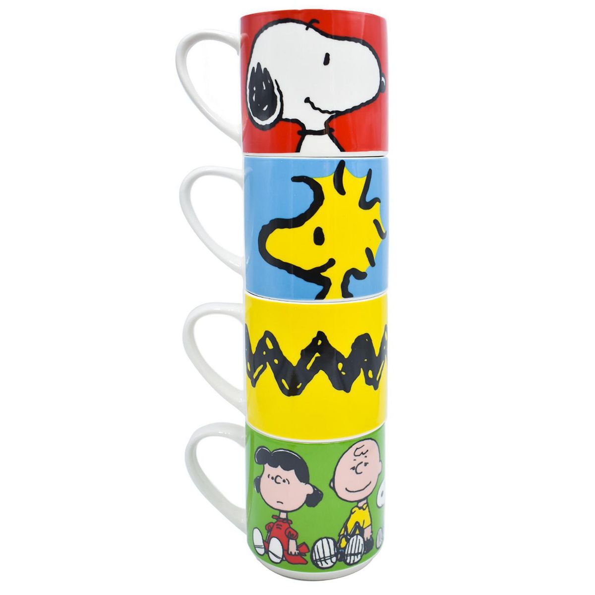 Fun Kids - Set de tazas apilables Snoppy Peanuts