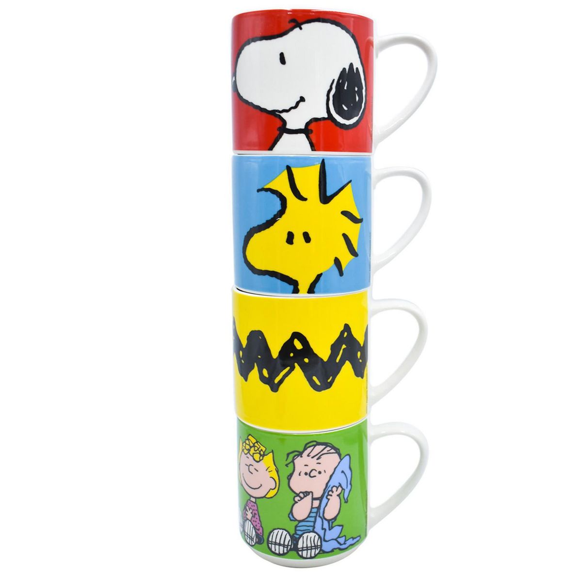 Fun Kids - Set de tazas apilables Snoppy Peanuts