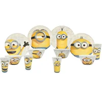 Juego de vajilla de bambú Minions 12 piezas