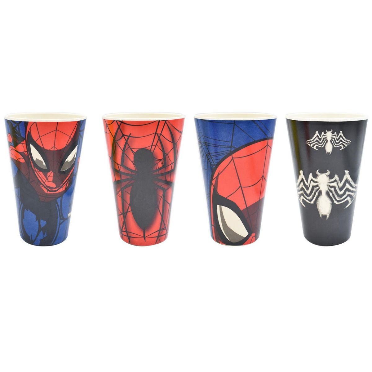Juego de vajilla de bambú Spiderman 12 piezas, marca Fun Kids - Foto 2