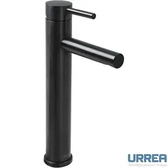 Monomando alto para lavabo Negro