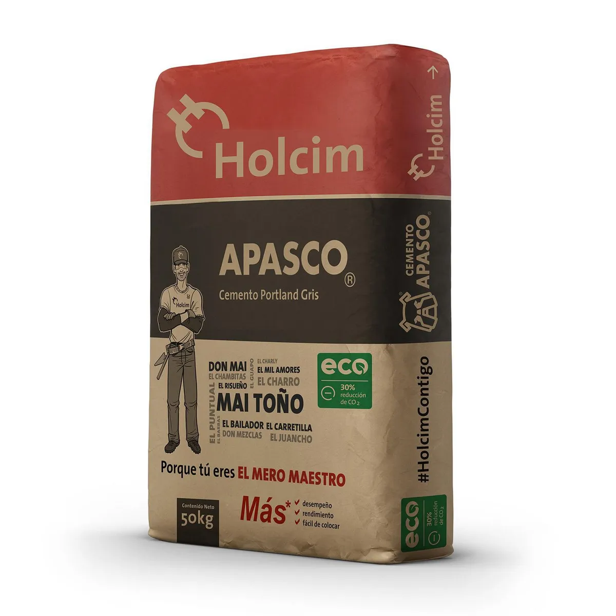 Holcim Apasco - Cemento Gris Holcim Apasco 50 Kg