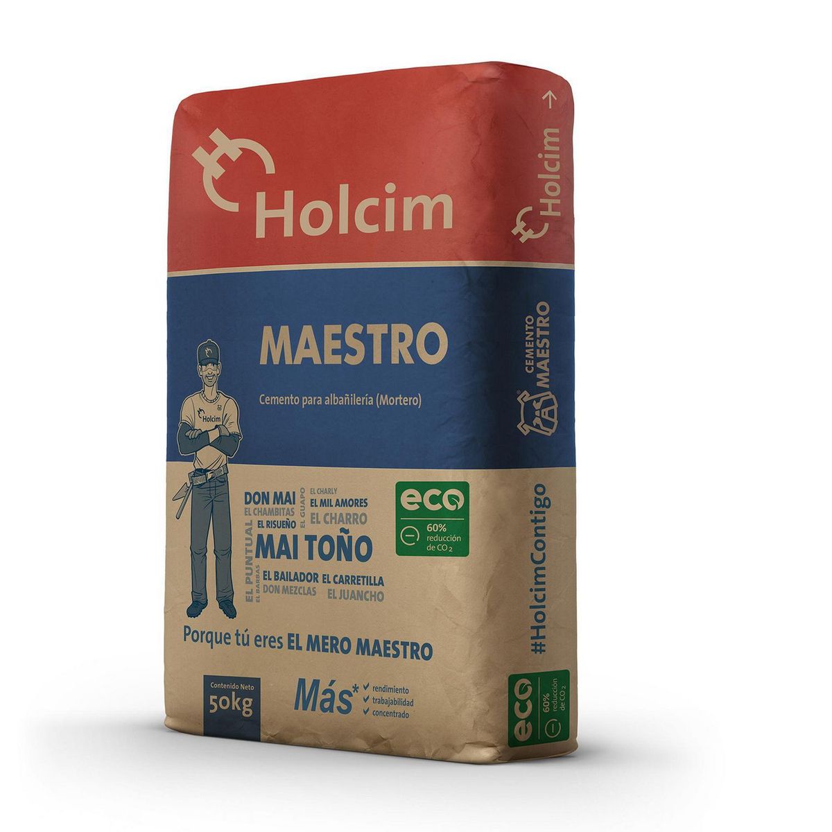 Holcim Apasco - Mortero Maestro Apasco 50 Kg