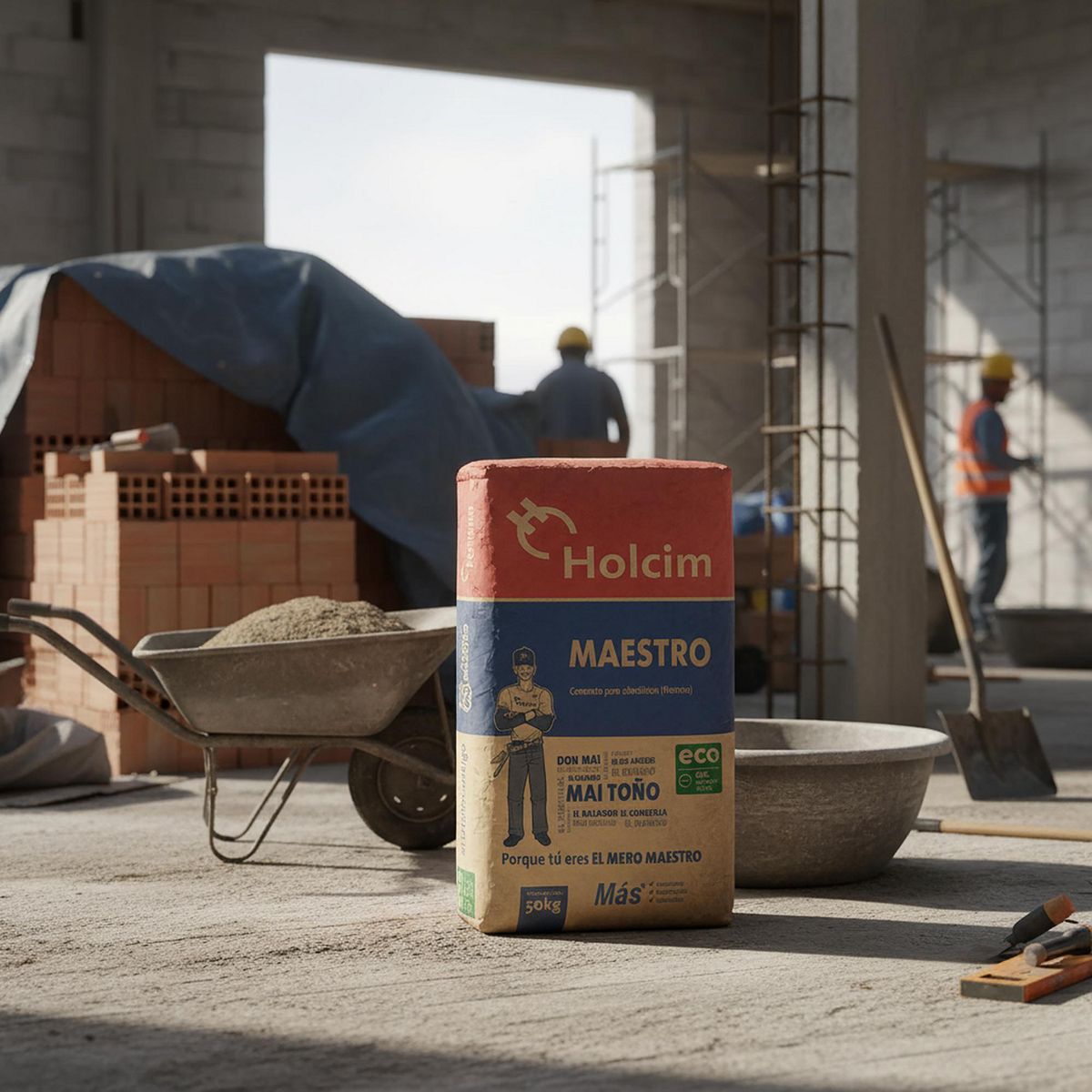 Holcim Apasco - Mortero Maestro Apasco 50 Kg