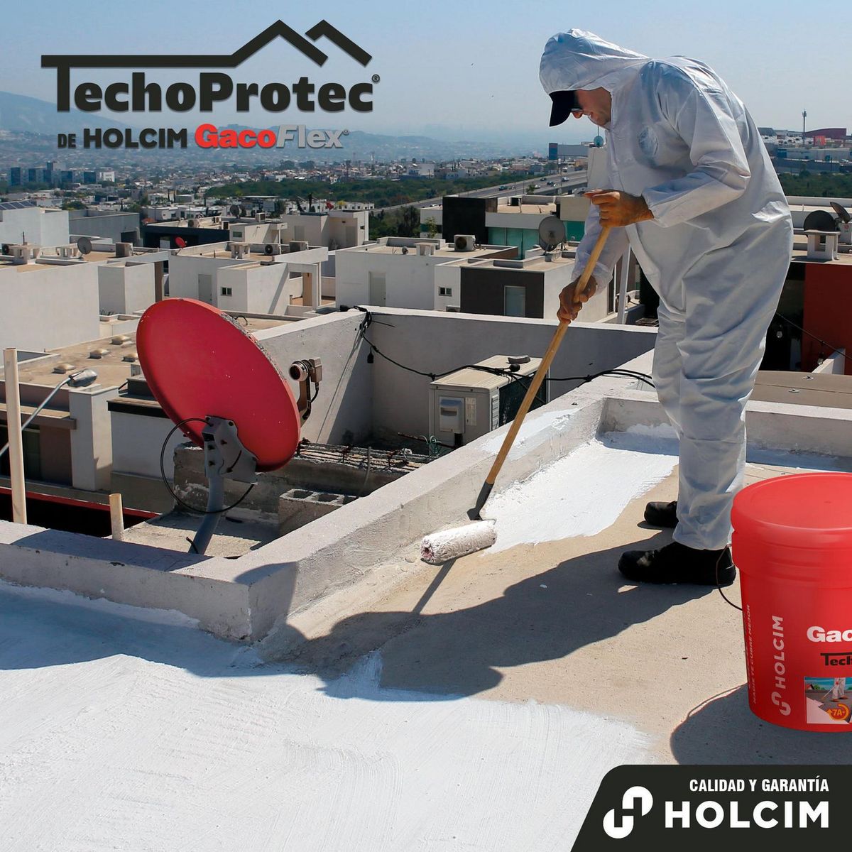 Impermeabilizante Acrílico Gacoflex - 5 Años de 19 litros - Blanco, marca Holcim Gacoflex - Foto 2
