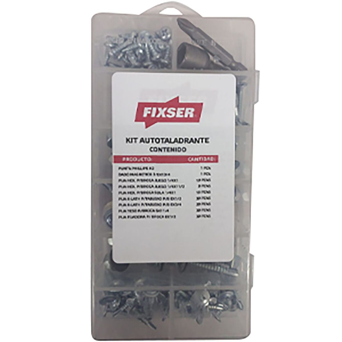 Kit autotaladrante est 145p, marca Fixser - Foto 2