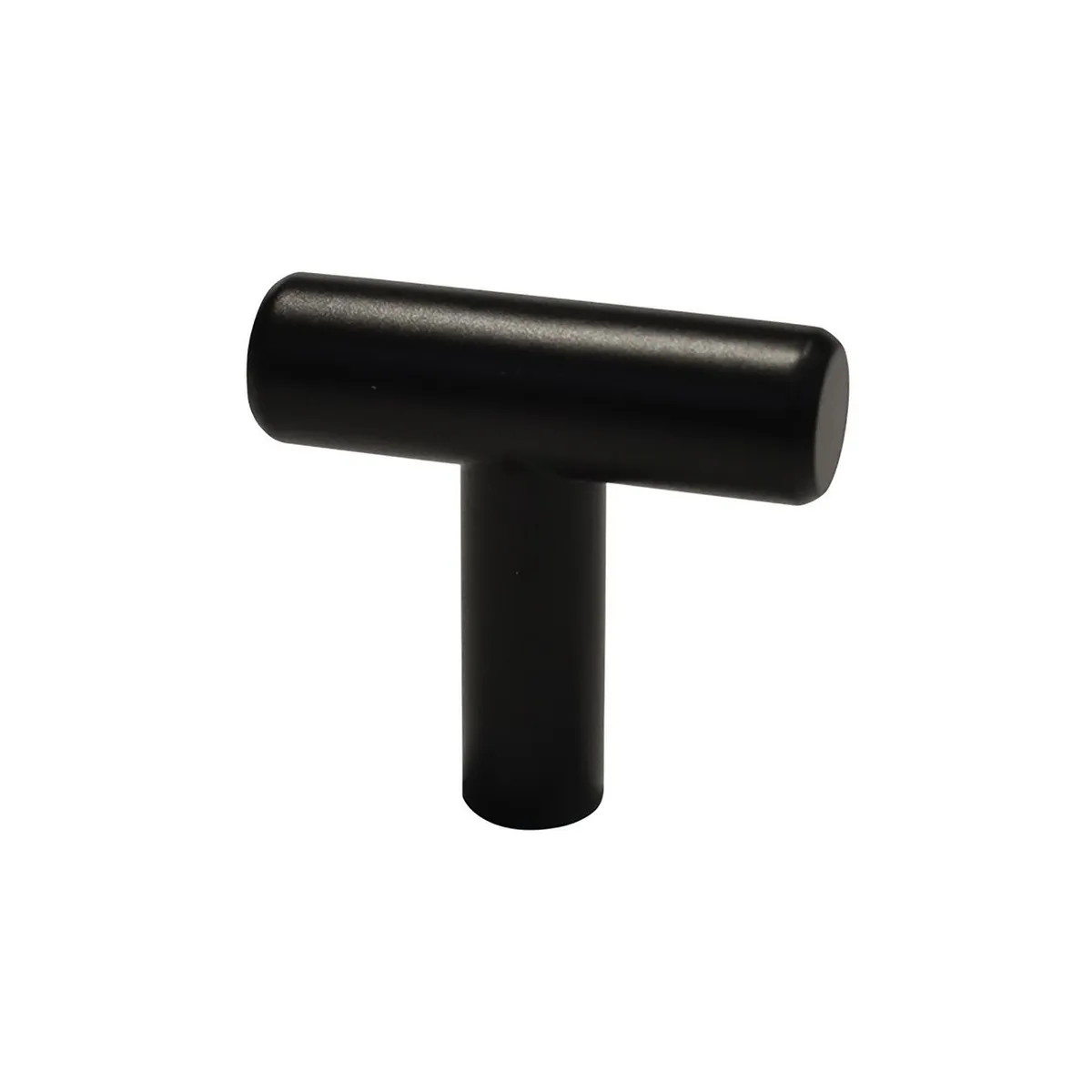 Handy Home - Jaladera botón hueca de acero inoxidable negra