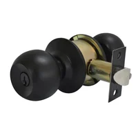 Cerradura Cilindrica para Alcoba Fixser Acabado Negro