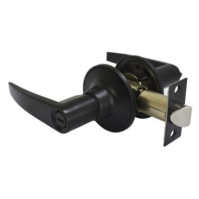 Cerradura Manija Funcion Ba�o Fixser Acabado Negro