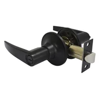 Cerradura Manija Funcion Baño Fixser Acabado Negro